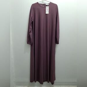 ECESUN Purple Round Neck Unlined Dress - Size EUR 48, New with Tag